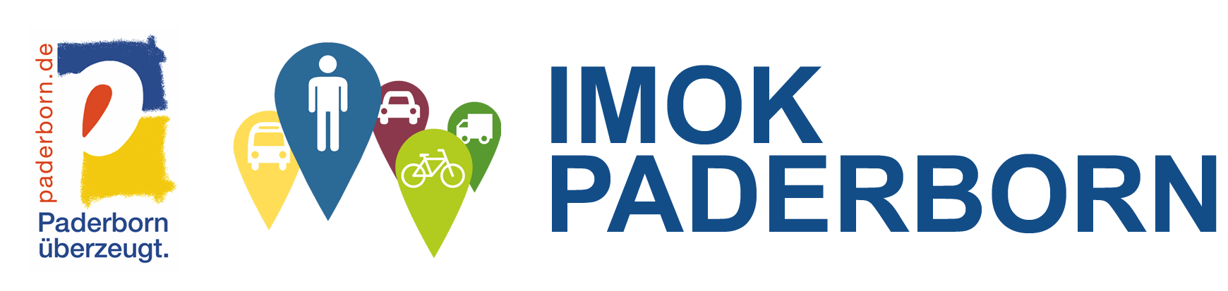Logo Paderborn überzeugt sowie Logo IMOK Paderborn
